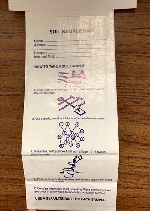 Soil Sampling Bag